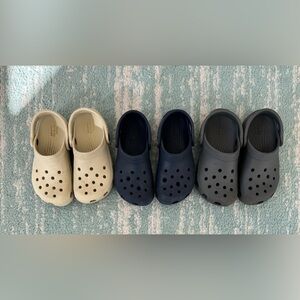 Bundle of 3 pairs Crocs Toddler Size 11